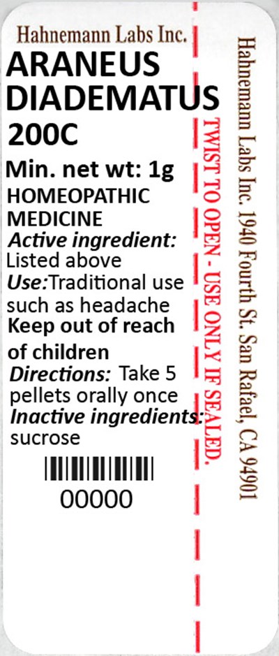 Araneus Diadematus 200C 1g.jpg Araneus Diadematus 200C 1g - Araneus Diadematus 200C 1g